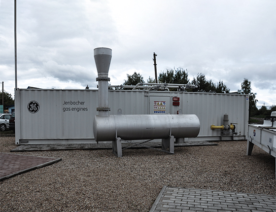 Jenbacher gas engine for commission